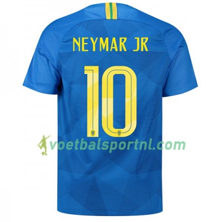 Brazilië Neymar Jr 10 Uit Shirt WK voetbal 2018